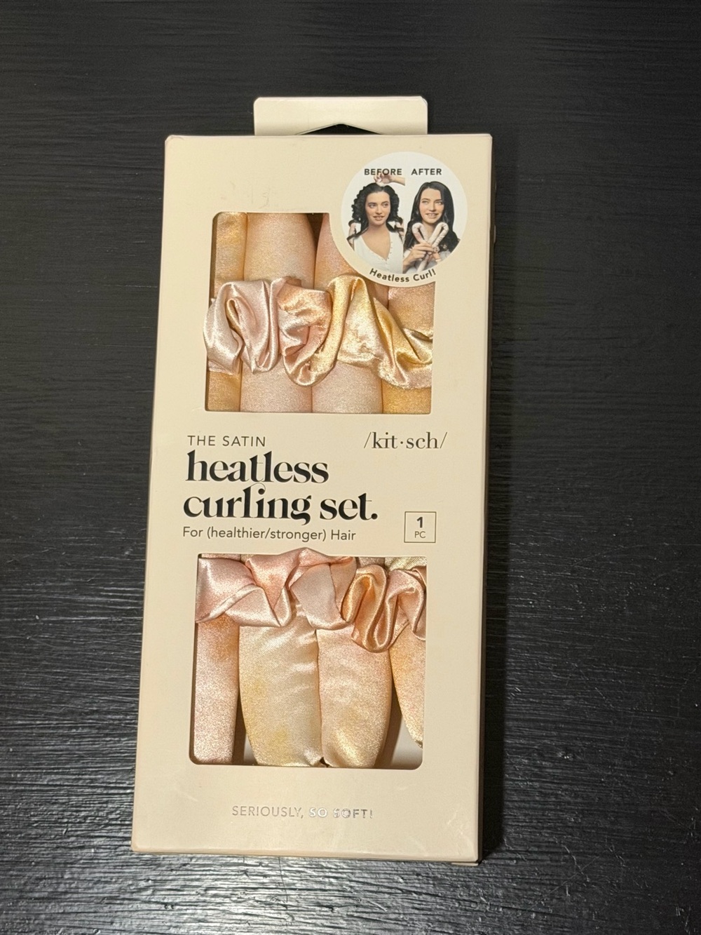Kitsch the satin heatless curling set for healthier stronger hair